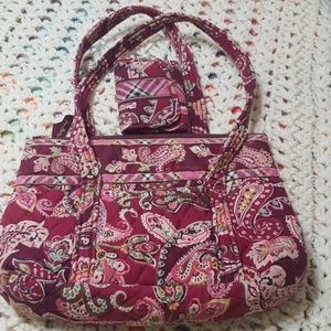 Vera Bradley Purse and matching wallet